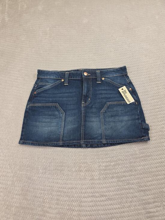 No Boundaries Dresses & Skirts - Blue Jean Carpenter Skirt Womens Small 4-6 Blue Denim Skirt New